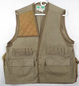 Vintage Game winner Brown Hunting Vest Size M Deer Upland game pouch - Picture 1 of 7