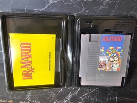 Dr Mario (Nintendo Entertainment System NES , 1990) Cart + Manual + Custom box