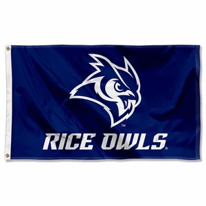 Rice Owls Wordmark Flag Large 3x5 - Picture 1 of 7