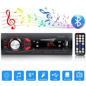 AUTORADIO STEREO BLUETOOTH RADIO FM MUSICA MP3 SD USB MMC CARD TELECOMANDO WIFI - Foto 1 di 7