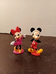 Vintage Greenbriar Disney Mickey And Minnie Mouse PVC Figures  - Bild 1 von 6