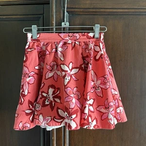 Falda roja floral de lirio tigre Kate Spade para niña talla 7 - Imagen 1 de 7