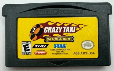 Carrito Crazy Taxi: Catch A Ride (Nintendo Game Boy Advance GBA) solamente - probado Foto 1 de 3