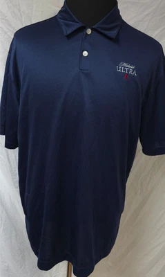 Camisa Polo Nike Golf DRI-FIT MICHELOB ULTRA Cerveza Bordada Logo XL Azul Golf Foto 1 de 4