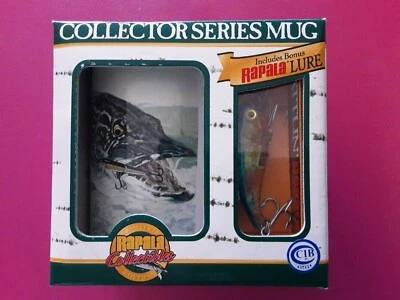 Juego de regalo taza y señuelo Rapala serie coleccionista NUEVO en caja + adorno extra Foto 1 de 4