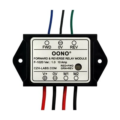 OONO 1Pcs Forward & Reverse Relay Module for Motor/Linear Actuator 10 Amp DC 24V