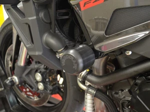 KIT DESLIZANTE CUADRO CARRERAS MADERA YAMAHA 2017-2025 MT-10 CON DISCOS NEGROS - Imagen 1 de 8