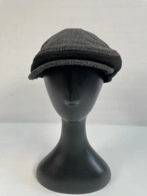Gorra plana para hombre Apt.9 Newsboy gris/negro talla L/XL Foto 1 de 4