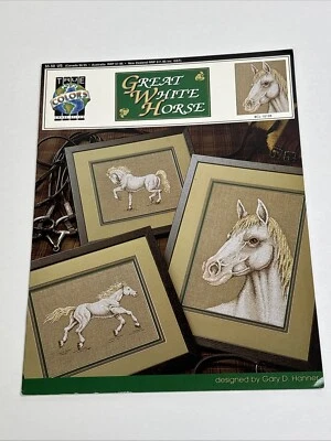 True Colors Great White Horse 3 Designs Cross Stitch Pattern - Image 1 of 4