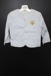 Vintage Size 4 Boys Sailors Suit Coat Jacket Blazer Nautical - Picture 1 of 7