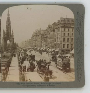 Scotland Princess Street Edinburgh Underwood Stereoansicht - Bild 1 von 3