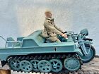 21st Century Toys Zweiter Weltkrieg Kettenrad deutscher Motorradtraktor '99 ultimativer Soldat