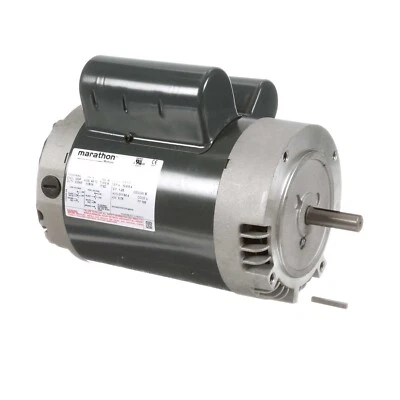 Marathon G254A Electric Motor 1 HP 3450 Rpm 1PH 115/230 Volt 56C 56B34D11015A - Image 1 of 4