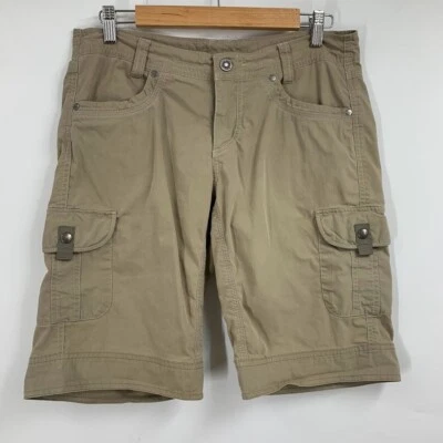 Pantalones Cortos Clásicos Carga Algodón Tinte Pátina Vintage Kuhl Para Mujer Talla 8 Foto 1 de 4