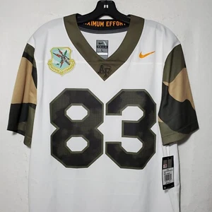 Nike Air Force Untouchable Football Jersey White Men's Large #83 NWT - Picture 1 of 12