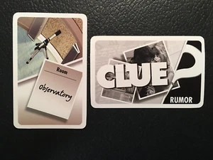 Clue Discover The Secret OBSERVATORY ROOM CARD Game Replacement Piece 2008 - Picture 1 of 3