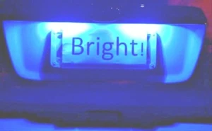 For Subaru Forester GX GT XT Ice Blue LED License Number Plate Lights SF SG SH - Picture 1 of 1