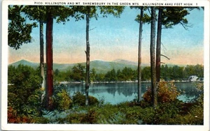 Pico, Killington and MT. Shewsbury in the Green Mountains, Vermont Postcard - Picture 1 of 2