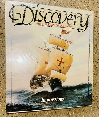 DISCOVERY IN THE STEPS OF COLUMBUS Computer Game 3.5 & 5.25” Disk/new!!!! - Image 1 of 4