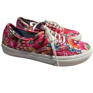 VANS Off the Wall Floral Sneakers Women's Size 6 - Picture 1 of 5