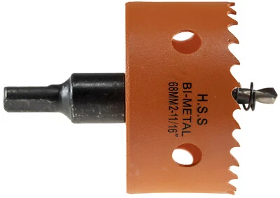 68 mm PROFI LOCHSÄGE HOHLWANDDOSEN BOHRKRONE DOSENBOHRER  - Bild 1 von 2