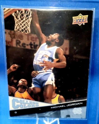 Michael Jordan 2010 Upper Deck College Colors Collectible Collegiate Card No. 1 - Image 1 of 2