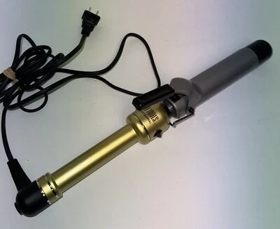 Hot Tools HTP06 Professional Curling Iron Gold handle 1 1/4” - Image 1 of 4
