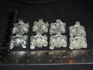 8 Boss Dixon V&C 2-Bolt Type CD Carbon Steel Clamp, 3/8" & 44/64" -56/64 - Picture 1 of 6