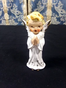 Vintage Blonde Hair Praying Angel Japan - Picture 1 of 8