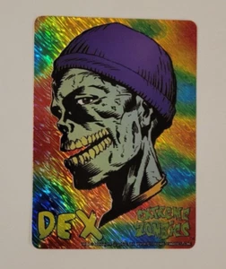 EXTREME ZOMBIES Dex 1997 Prismatic PRISM VENDING MACHINE STICKER CARD Surf RARE - Bild 1 von 3