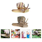  2 szt. Pełne ślimaki Ozdoby Plastikowe Dziecko Małe zwierzęta Zabawka