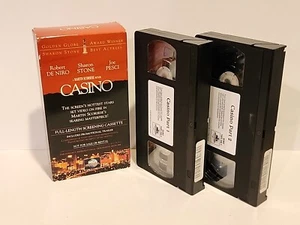 Casino (VHS, 1996, 2-Tape Set, RARE SCREENING SCREENER PROMO) Martin Scorsese - Picture 1 of 7