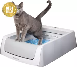 ScoopFree Automatic Self-Cleaning Cat Litter Box,Purple/Taupe,2nd Gen,Disposable - Picture 1 of 12