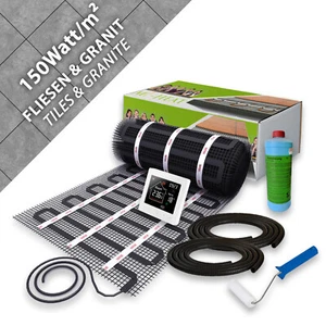 Suelo radiante eléctrico calefacción eléctrica 150W eléctrico azulejo baño set - Imagen 1 de 203