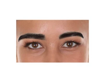 Cabello facial cosplay cejas cabello humano para mujer | Múltiples opciones de color Foto 1 de 4