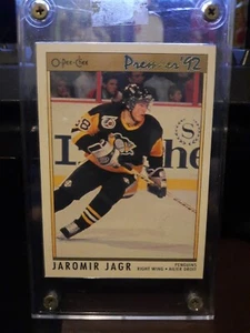 1991-92 O-Pee-Chee Premier - #24 Jaromir Jagr - Picture 1 of 2