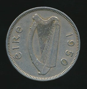Ireland 1950 6 PENCE (Copper-Nickel) - Picture 1 of 2