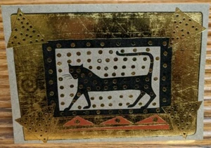 Greeting Card - Black Cat - Turnowskys Art - Box of 8 (GC3) - Picture 1 of 2