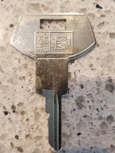 GM BLANK KEY B-78 E UNCUT CURTIS KEY - Picture 1 of 1