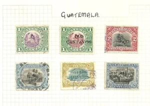 Guatemala - Old Postage Stamps - Used - Picture 1 of 1