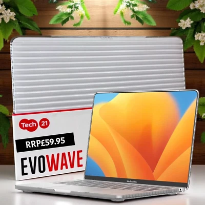 Tech21 MacBook (Pro 13-inch,M2,M1, 2019-2022) Clear Hard Shell Case Laptop Cover - Image 1 of 4