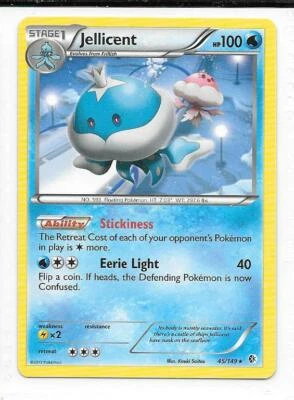 Pokemon --- JELLICENT --- B/W Boundaries Crossed! RARE! NM/Mint! 45/149 - Image 1 of 3