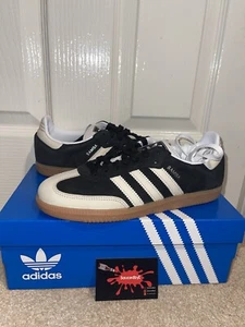 Adidas Samba OG Black Wonder White UK7 IE5836 BRAND NEW✅ FAST SHIPPING🚚✅ - Picture 1 of 5