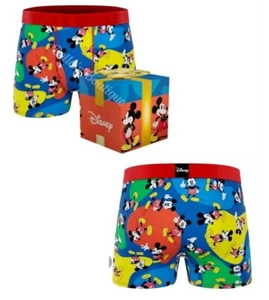 CALZONCILLOS BOXER DISNEY MICKIE MOUSE LOS SIETE ENANITOS PARA HOMBRE - CAJA DE REGALO, S - Imagen 1 de 3