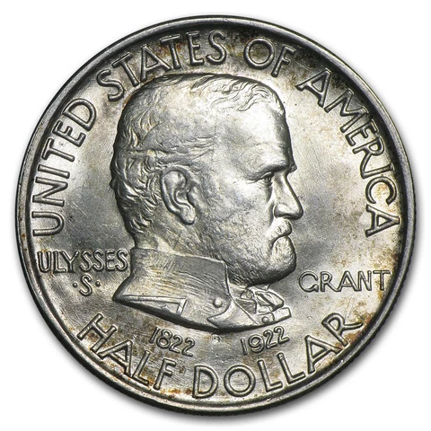 1922 Ulysses S. Grant Memorial Half Dollar AU - SKU#38985 Cover