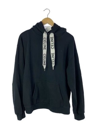 CELINE felpa con cappuccio M cotone BLK 2Y468670Q