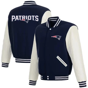 Brand New New England Patriots Varsity Jacket Size L Season Ticket Holder Gift - Picture 1 of 1
