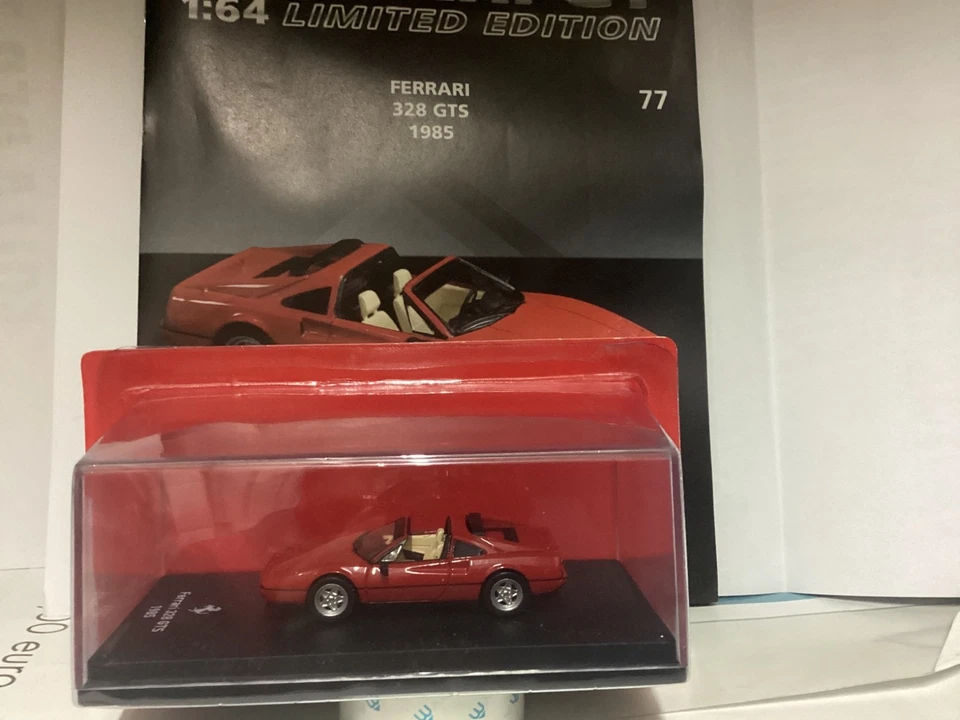 FERRARI 328 GTS 1985   1/64 diecast + BOOKLET Centauria Limited edition - Immagine 1 di 4