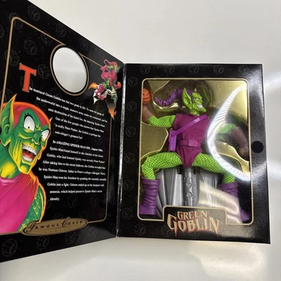 Toy Biz Marvel Famous Covers Series Green Goblin 8" Ultra Poseable 1997 New NIB - Image 1 of 4