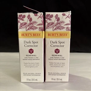 2x Burt's Bees Renewal Dark Spot Corrector W/Vitamin C 1 fl oz. Each - Picture 1 of 5